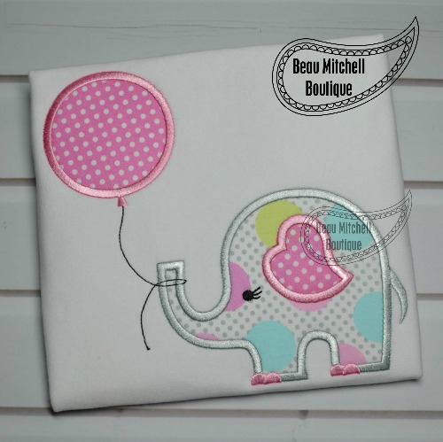 Elephant balloon applique